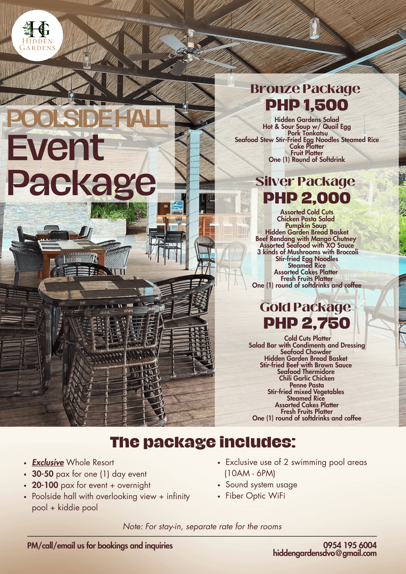 Poolside Hall Package published package